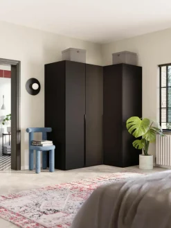 Modulaire hoekkast Leon, 165 cm breed, diverse varianten