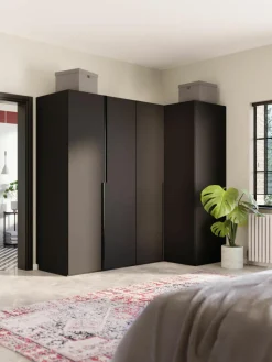 Modulaire hoekkast Leon, 215 cm breed, diverse varianten