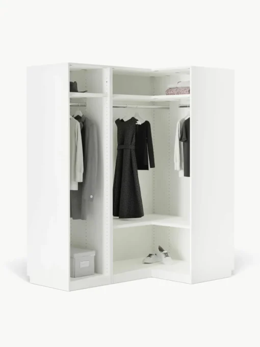 Modulaire hoekkast Leon, 165 cm breed, diverse varianten