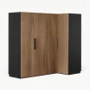 Modulaire hoekkast Simone, 215 cm breed, diverse varianten