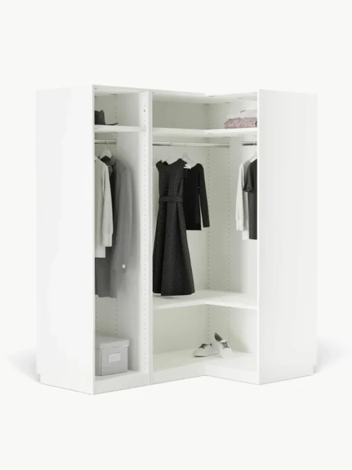 Modulaire hoekkast Simone, 165 cm breed, diverse varianten