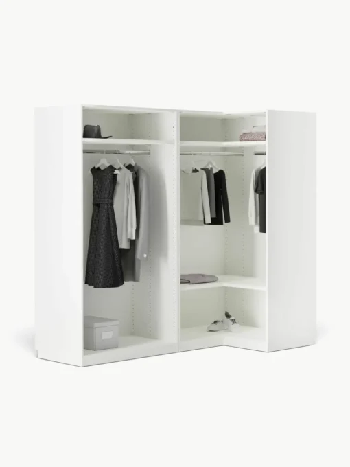 Modulaire hoekkast Simone, 215 cm breed, diverse varianten