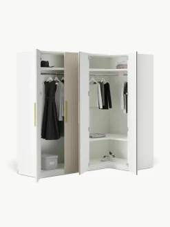 Modulaire hoekkast Simone, 215 cm breed, diverse varianten
