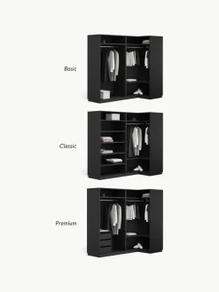 Modulaire hoekkast Simone, 215 cm breed, diverse varianten