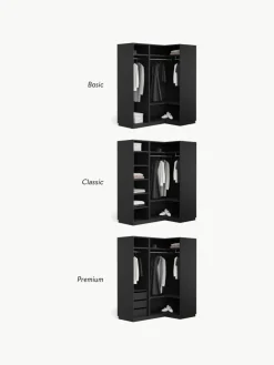 Modulaire hoekkast Simone, 165 cm breed, diverse varianten