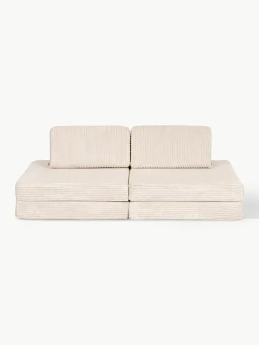Modulaire kinderbank Mila van corduroy, handgemaakt