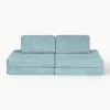 Modulaire kinderbank Mila van corduroy, handgemaakt