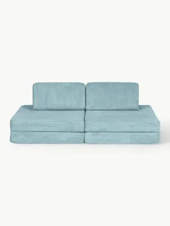 Modulaire kinderbank Mila van corduroy, handgemaakt