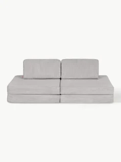 Modulaire kinderbank Mila van corduroy, handgemaakt