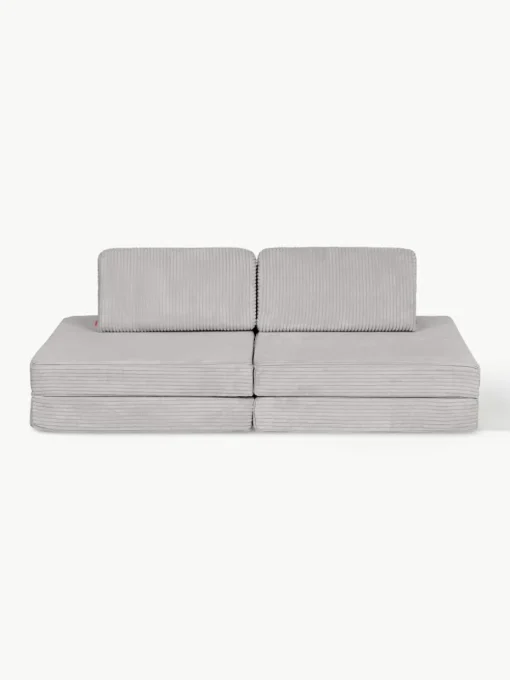 Modulaire kinderbank Mila van corduroy, handgemaakt