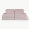 Modulaire kinderbank Mila van corduroy, handgemaakt