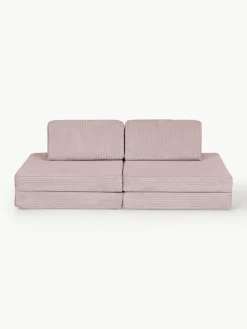 Modulaire kinderbank Mila van corduroy, handgemaakt