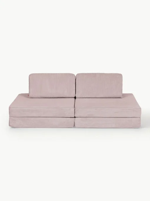 Modulaire kinderbank Mila van corduroy, handgemaakt