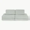 Modulaire kinderbank Mila van corduroy, handgemaakt