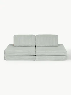 Modulaire kinderbank Mila van corduroy, handgemaakt