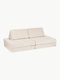 Modulaire kinderbank Mila van corduroy, handgemaakt