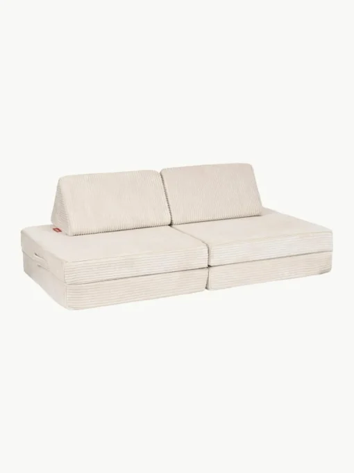 Modulaire kinderbank Mila van corduroy, handgemaakt
