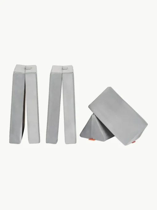 Modulaire kinderbank Mila van fluweel, handgemaakt
