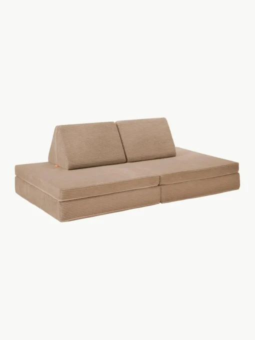 Modulaire kinderbank Mila van corduroy, handgemaakt