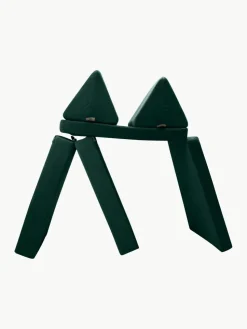Modulaire kinderbank Mila van fluweel, handgemaakt