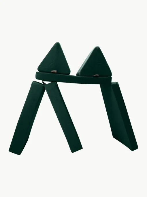 Modulaire kinderbank Mila van fluweel, handgemaakt