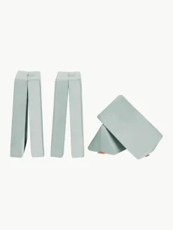 Modulaire kinderbank Mila van fluweel, handgemaakt