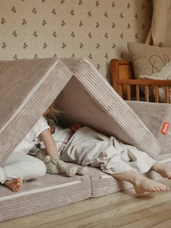 Modulaire kinderbank Mila van corduroy, handgemaakt