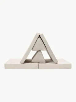 Modulaire kinderbank Mila van fluweel, handgemaakt