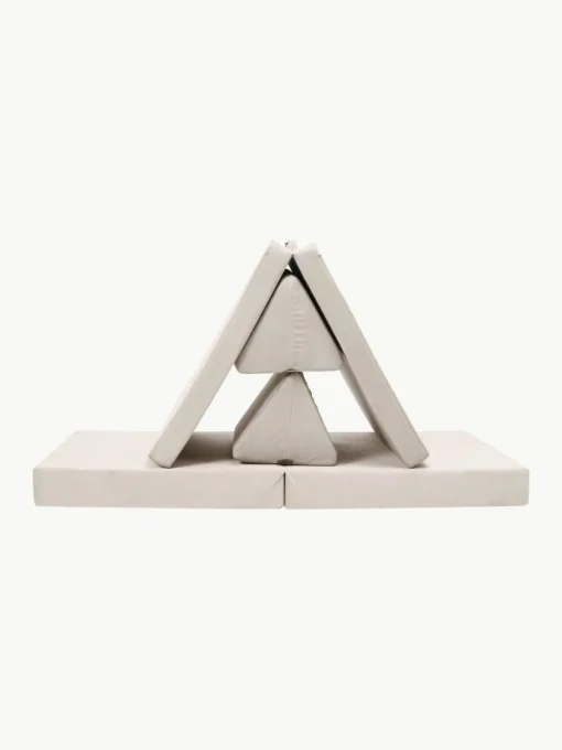 Modulaire kinderbank Mila van fluweel, handgemaakt