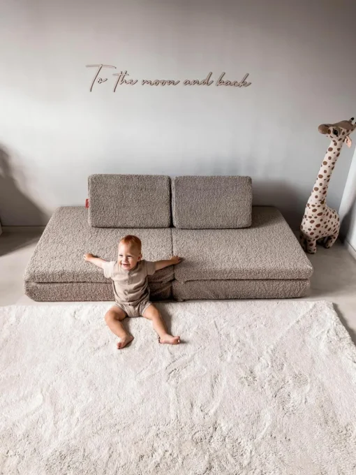 Modulaire kinderspeelbank Mila van teddy, handgemaakt