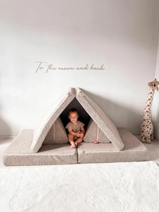 Modulaire kinderspeelbank Mila van teddy, handgemaakt