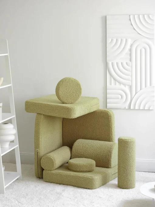 Modulaire kinderspeelbank Sugar van teddy, handgemaakt