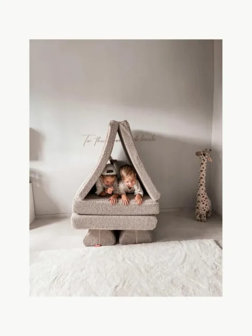 Modulaire kinderspeelbank Mila van teddy, handgemaakt