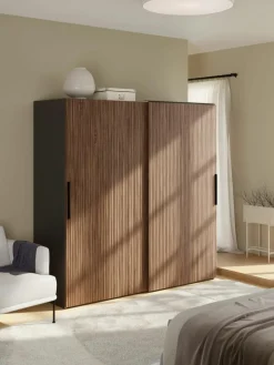 Modulaire schuifdeurkast Simone, 200 cm breed, diverse varianten