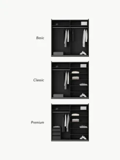 Modulaire schuifdeurkast Leon, 200 cm breed, diverse varianten