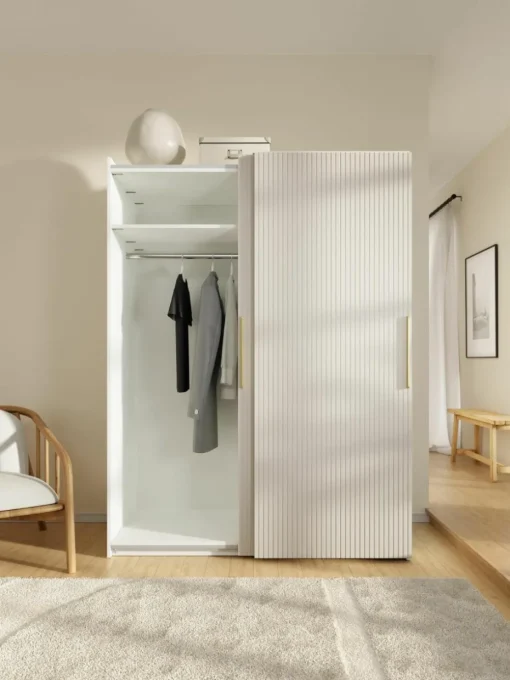 Modulaire schuifdeurkast Simone, 150 cm breed, diverse varianten