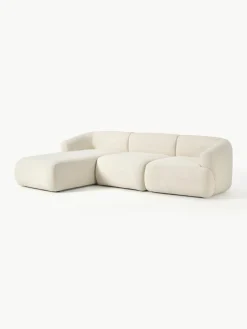 Modulaire teddy hoekbank Sofia (3-zits)
