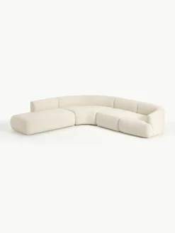 Modulaire teddy hoekbank Sofia (4-zits)