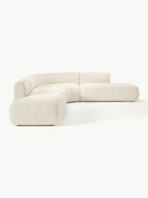 Modulaire teddy hoekbank Sofia (4-zits)
