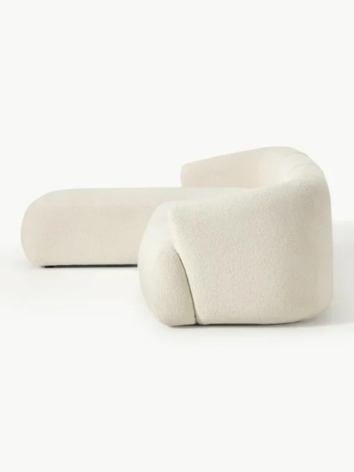 Modulaire teddy hoekbank Sofia (3-zits)