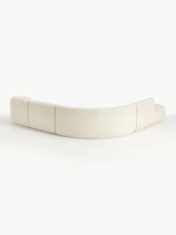 Modulaire teddy hoekbank Sofia (4-zits)