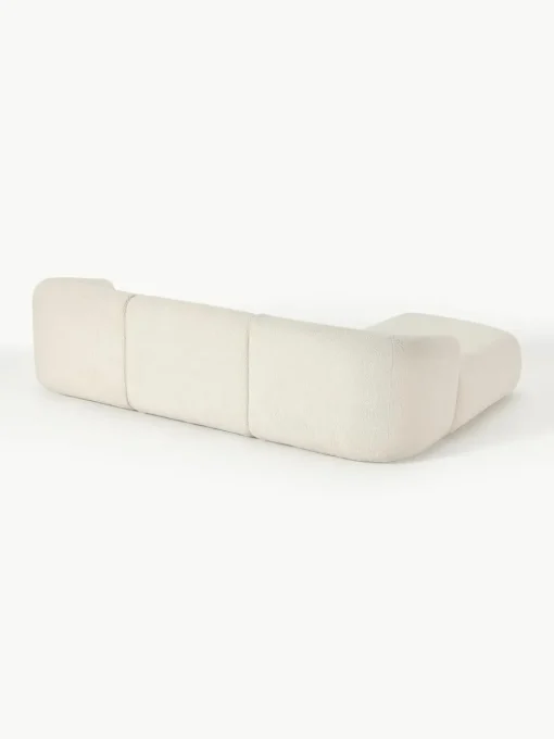 Modulaire teddy hoekbank Sofia (3-zits)