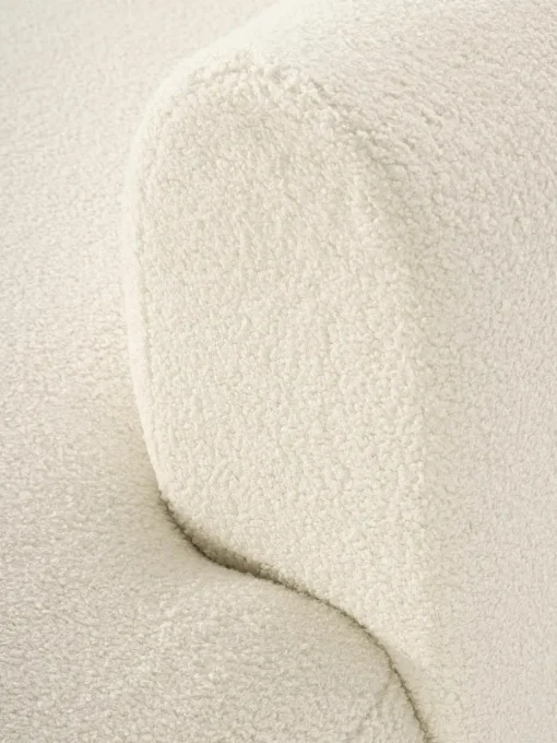 Modulaire teddy hoekbank Sofia (4-zits)
