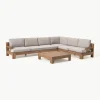 Modulaire tuin loungeset Joshua van acaciahout, 4-delig