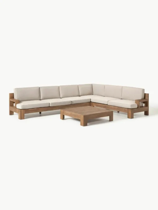Modulaire tuin loungeset Joshua van acaciahout, 4-delig