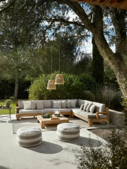 Modulaire tuin loungeset Joshua van acaciahout, 4-delig