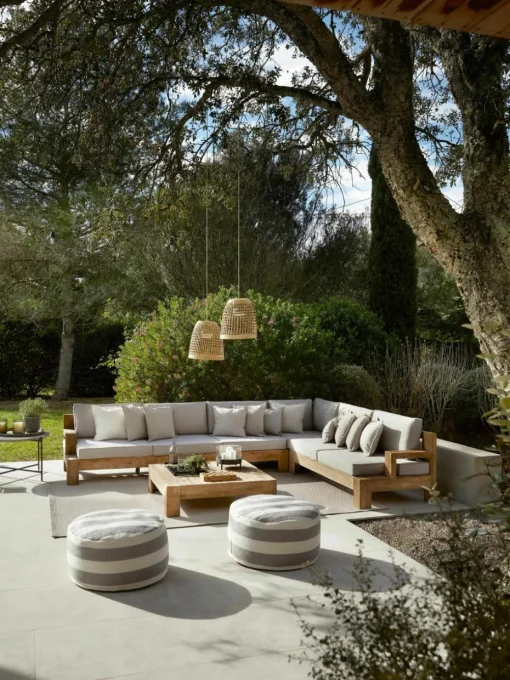 Modulaire tuin loungeset Joshua van acaciahout, 4-delig