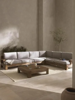 Modulaire tuin loungeset Joshua van acaciahout, 4-delig
