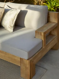 Modulaire tuin loungeset Joshua van acaciahout, 4-delig
