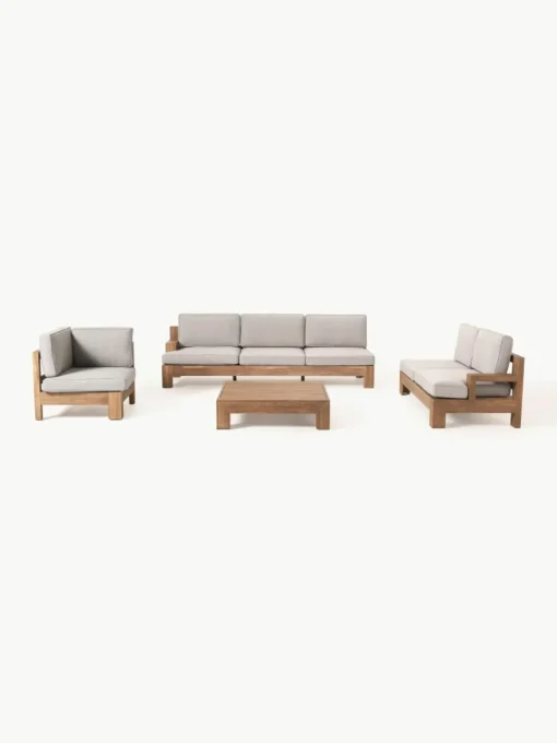 Modulaire tuin loungeset Joshua van acaciahout, 4-delig